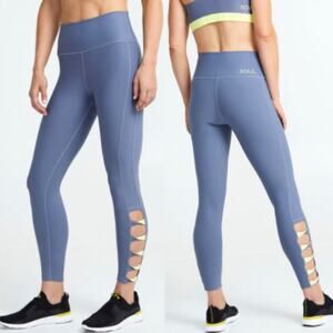 Soul by SoulCycle Twist Ladder Leggings in Grey
